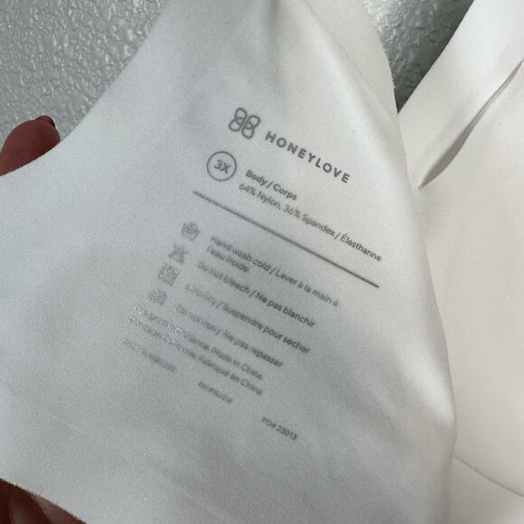 Honeylove Women’s Crossover Wireless Smooth Support Comfort Bra in White Size 3X - Picture 3 of 7